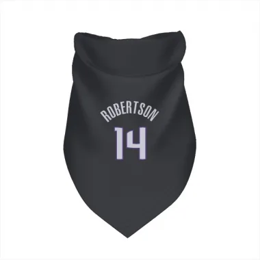 Black Sacramento Kings Oscar Robertson   Dog & Cat Pet Bandana