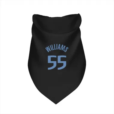 Blue Sacramento Kings Jason Williams  Black  Dog & Cat Pet Bandana