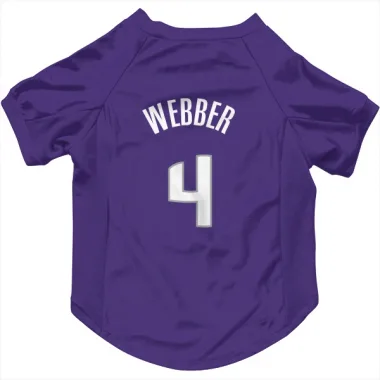 Purple Sacramento Kings Chris Webber   Dog & Cat Pet Jersey