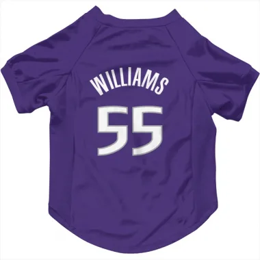 Purple Sacramento Kings Jason Williams   Dog & Cat Pet Jersey