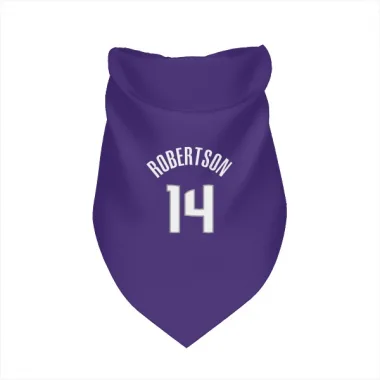 Purple Sacramento Kings Oscar Robertson   Dog & Cat Pet Bandana