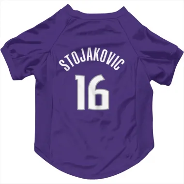 Purple Sacramento Kings Peja Stojakovic   Dog & Cat Pet Jersey